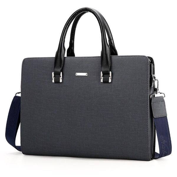 men's briefcase business travel portable pvc lapcomputer bag wear resistance black blue
men's briefcase business travel portable pvc lapcomputer bag wear resistance black blue
