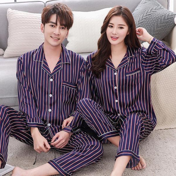 couple pajama sets silk satin striped sleepwear his-and-her home suit pyjama for lover man woman lovers' clothes adult1, Black;brown
couple pajama sets silk satin striped sleepwear his-and-her home suit pyjama for lover man woman lovers' clothes adult1, Black;brown
