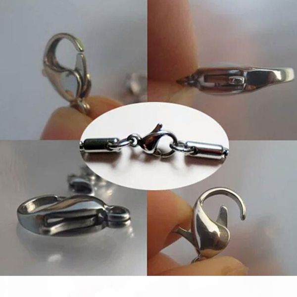 zfvb 100pcs lot stainless steel lobster clasps hooks for jewelry making finding diy necklace jewelry & accessories
zfvb 100pcs lot stainless steel lobster clasps hooks for jewelry making finding diy necklace jewelry & accessories