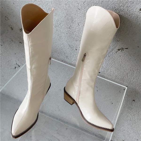 2021 new women ins beige high heels wedges long lady riding cowboy boots winter toe designer at knee gbts, Black
2021 new women ins beige high heels wedges long lady riding cowboy boots winter toe designer at knee gbts, Black