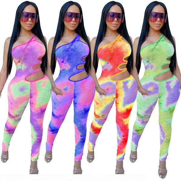womens tie dye print one shoulder club jumpsuits gradient hole waist cut-out slim long body suits nightclub playsuits catsuits blue red, Black;white
womens tie dye print one shoulder club jumpsuits gradient hole waist cut-out slim long body suits nightclub playsuits catsuits blue red, Black;white