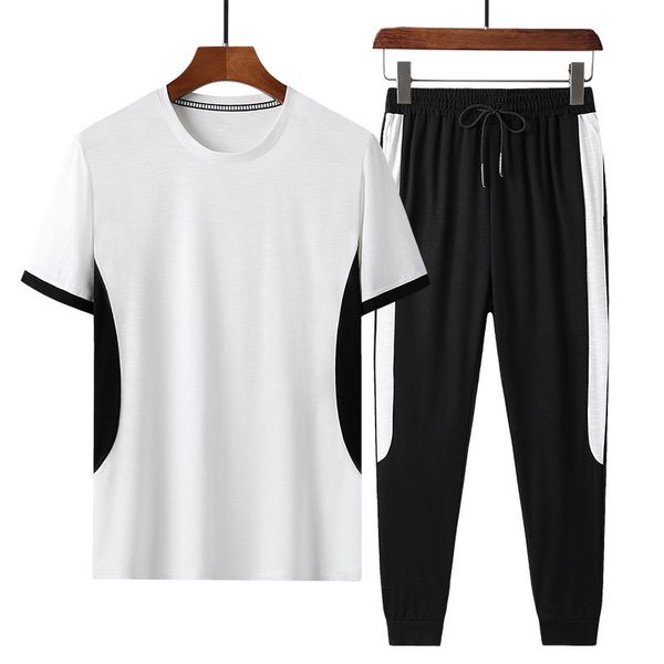 men's summer ice silk casual loose and breathable ultra thin quick drying leisure sports running fitness suit, Gray
men's summer ice silk casual loose and breathable ultra thin quick drying leisure sports running fitness suit, Gray