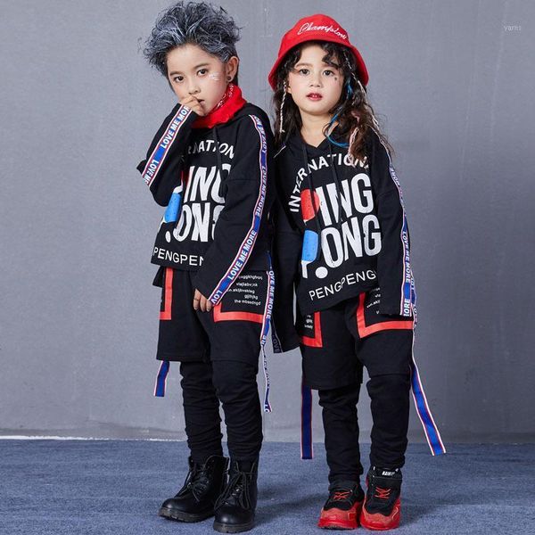 child hip hop costumes black loose hooded long sleeve pants street dance clothing jazz outfit stage performance wear dnv125611, Black;red
child hip hop costumes black loose hooded long sleeve pants street dance clothing jazz outfit stage performance wear dnv125611, Black;red