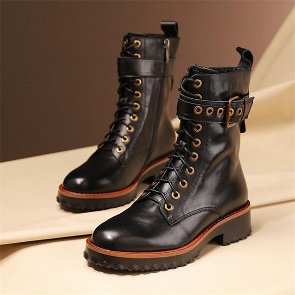 boots winter women with zipper lace up and buckle round toe chunky heel comfortable casual all-match item no.908-9, Black
boots winter women with zipper lace up and buckle round toe chunky heel comfortable casual all-match item no.908-9, Black