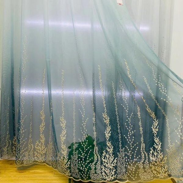 curtain & drapes european-style curtains for living room bedroom gradient embroidery two colors optional finished product customization
curtain & drapes european-style curtains for living room bedroom gradient embroidery two colors optional finished product customization