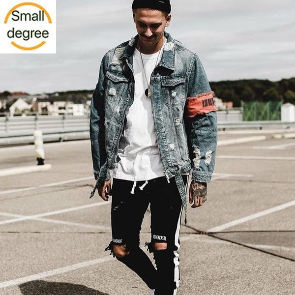 men's jean jackets streetwear hip hop bomber jacket denim jacket men brand ripped denim jackets casual fashion coat1, Black
men's jean jackets streetwear hip hop bomber jacket denim jacket men brand ripped denim jackets casual fashion coat1, Black