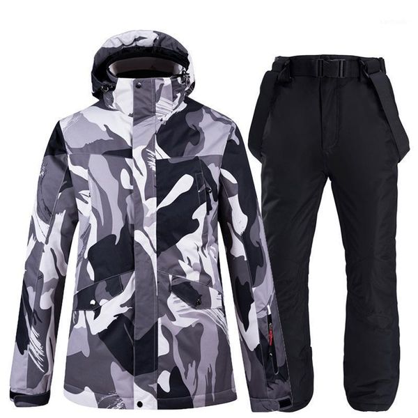 skiing suits outdoor ski suit men's winter windproof, waterproof and warm clothing single double board jacket thickened1
skiing suits outdoor ski suit men's winter windproof, waterproof and warm clothing single double board jacket thickened1