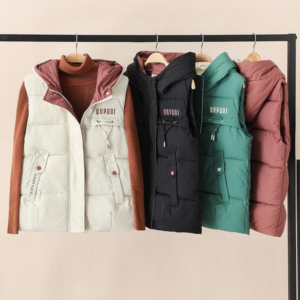back season down cotton vest woman short fund 2019 self-cultivation even hat student vest waistcoat1, Black;white
back season down cotton vest woman short fund 2019 self-cultivation even hat student vest waistcoat1, Black;white