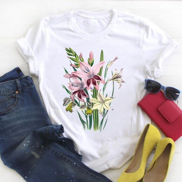 women shirt womens floral flower 90s printed clothes ladies short sleeve kawaii tees graphic printed tshirt female t-shirt, White
women shirt womens floral flower 90s printed clothes ladies short sleeve kawaii tees graphic printed tshirt female t-shirt, White