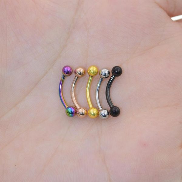 1pc 316l stainless steel bites piercing 16g m ball curved eyebrow ear cartilage helix piercing ring body jewelry h bbywcl, Silver
1pc 316l stainless steel bites piercing 16g m ball curved eyebrow ear cartilage helix piercing ring body jewelry h bbywcl, Silver