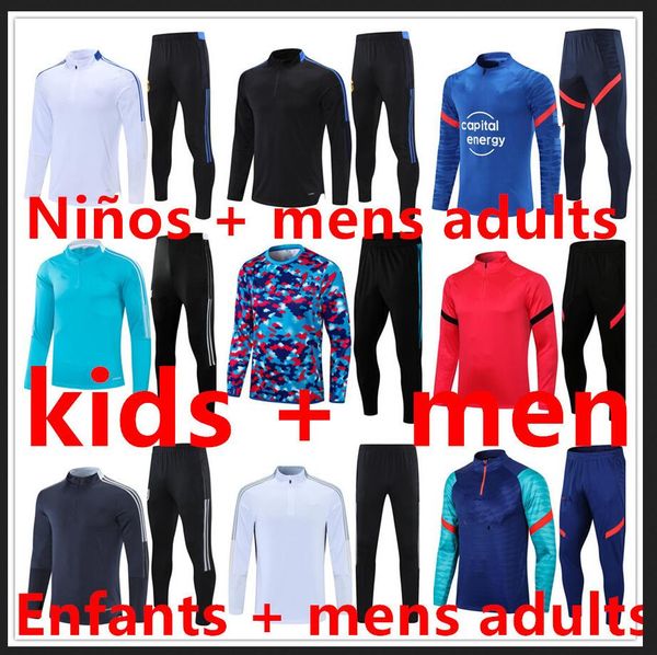 2122 soccer tracksuit tracksuits football training suits kit 21 22 chandal futbol kids men boys mens jacket tuta set sets jersey jerseys spo, Black 
2122 soccer tracksuit tracksuits football training suits kit 21 22 chandal futbol kids men boys mens jacket tuta set sets jersey jerseys spo, Black