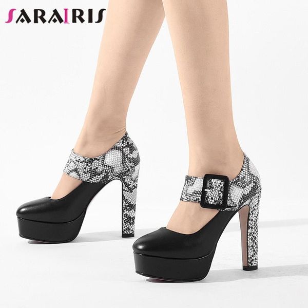 dress shoes sarairis brand ladies party pumps mary janes genuine leather women fashion extreme high heels woman, Black
dress shoes sarairis brand ladies party pumps mary janes genuine leather women fashion extreme high heels woman, Black