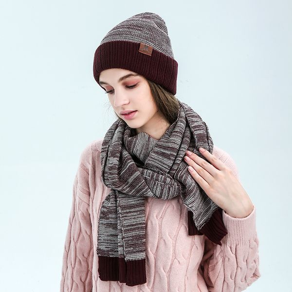 winter scarf and hat set for women classic warm hats long scarves kitted hat scarf female set sale, Blue;gray
winter scarf and hat set for women classic warm hats long scarves kitted hat scarf female set sale, Blue;gray