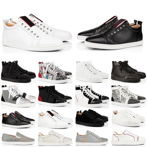 ace designer platform shoes for men women studded spikes flats sneakers red bottom party lovers genuine leather fashion sneaker, White;red
ace designer platform shoes for men women studded spikes flats sneakers red bottom party lovers genuine leather fashion sneaker, White;red