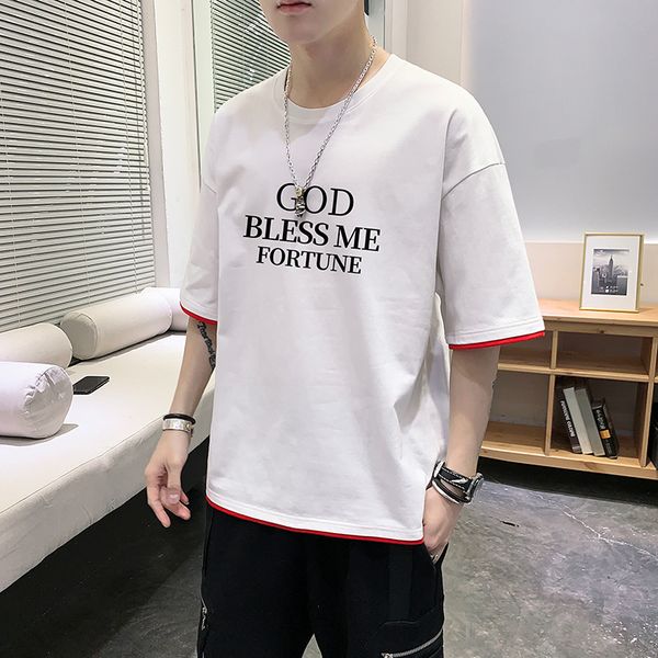 men's cotton t-shirt word printing summer fabric basic fashion loose style t shirt 12 color streetwear kg-248, White;black
men's cotton t-shirt word printing summer fabric basic fashion loose style t shirt 12 color streetwear kg-248, White;black
