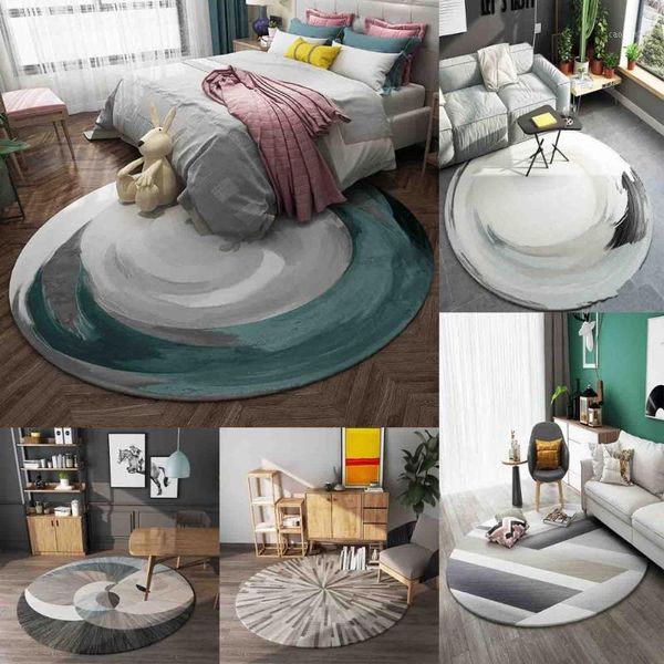 nordic modern simple carpet round carpet bedroom study living room decoration floor area computer chair cushion1
nordic modern simple carpet round carpet bedroom study living room decoration floor area computer chair cushion1