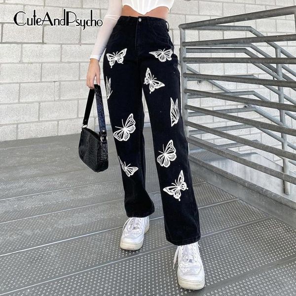 women's jeans butterfly printed y2k straight for joggers women harajuku vintage high waist pants streetwear fashion cuteandpsycho, Blue
women's jeans butterfly printed y2k straight for joggers women harajuku vintage high waist pants streetwear fashion cuteandpsycho, Blue