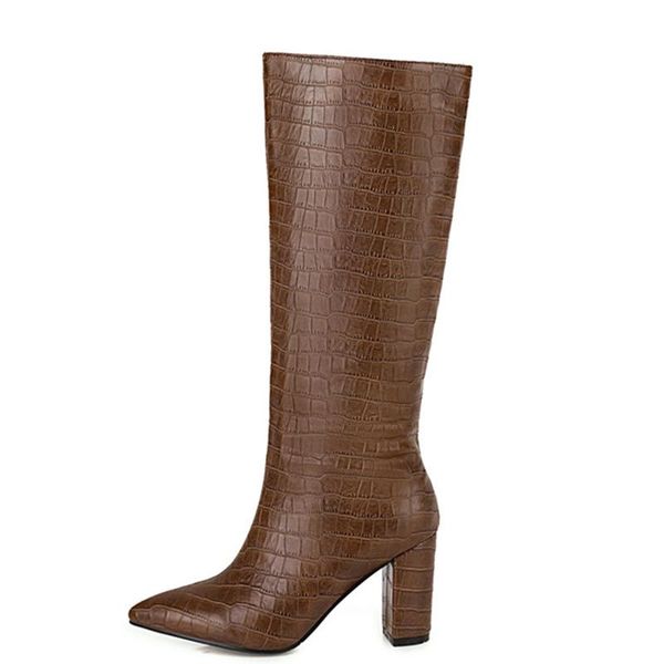 cowboy western knee high boots women shoes brand women's high boots pointed toe heels fashion green yellow long boot female, Black
cowboy western knee high boots women shoes brand women's high boots pointed toe heels fashion green yellow long boot female, Black