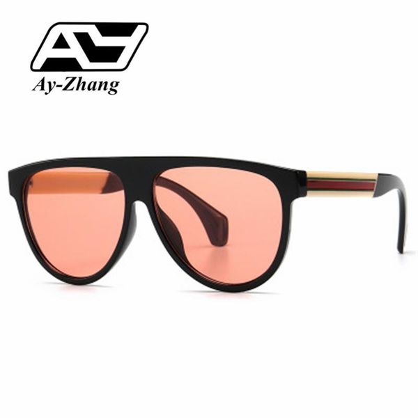 sunglasses ay-zhang 6 colors pink/yellow/gray/black//brown lens striped leg big frame style eyewear men women cool unique sun glasses, White;black
sunglasses ay-zhang 6 colors pink/yellow/gray/black//brown lens striped leg big frame style eyewear men women cool unique sun glasses, White;black