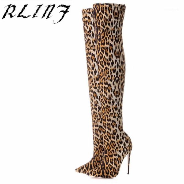 boots rlinf size 33-48 over the knee thigh high pointed stretch leopard pattern pedicure women's1, Black
boots rlinf size 33-48 over the knee thigh high pointed stretch leopard pattern pedicure women's1, Black