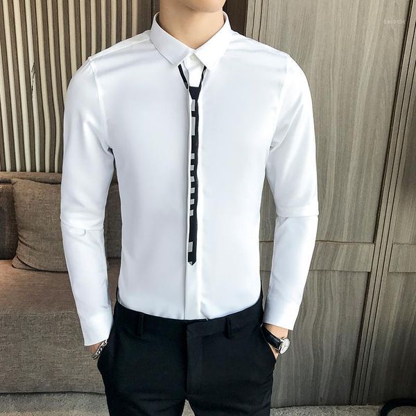 fashion business banquet men dress shirt long sleeve slim design comfortable breathable men casual shirts asian size 4xl 5xl1, White;black
fashion business banquet men dress shirt long sleeve slim design comfortable breathable men casual shirts asian size 4xl 5xl1, White;black