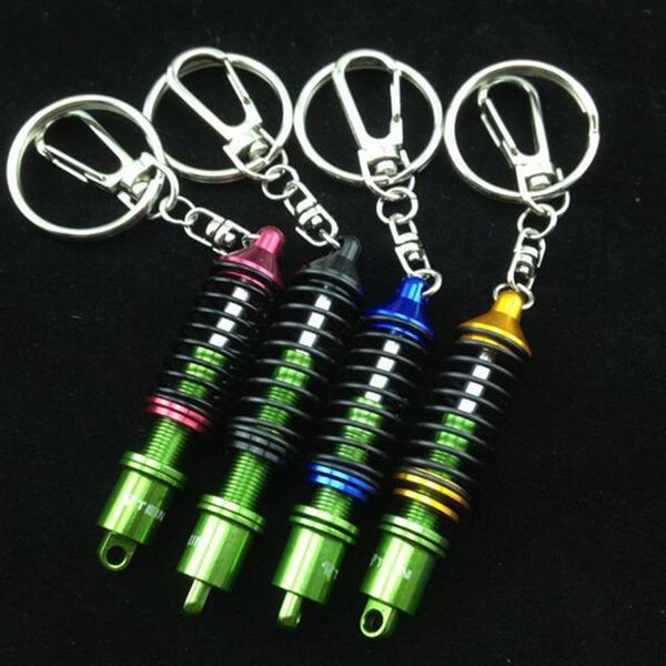 coilover car turbine damper auto keychain pendant accessories keyholder dewtreetali, Silver 
coilover car turbine damper auto keychain pendant accessories keyholder dewtreetali, Silver