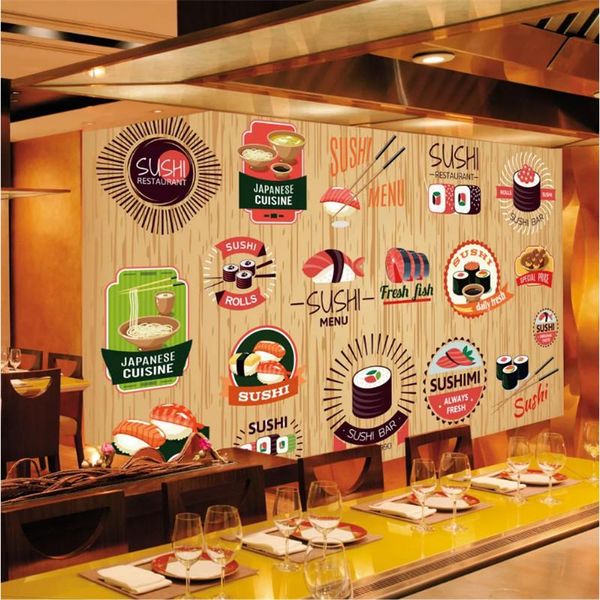 wallpapers custom 3d sushi cuisine yellow wood grain background mural wallpaper for janpanese restaurant industrial decor wall paper
wallpapers custom 3d sushi cuisine yellow wood grain background mural wallpaper for janpanese restaurant industrial decor wall paper