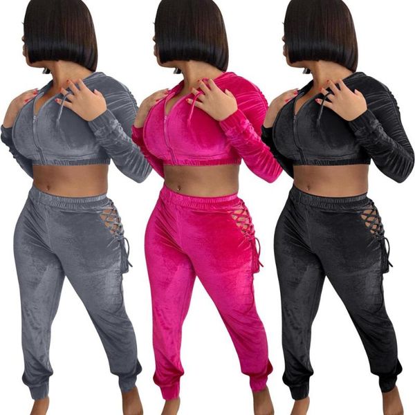 xt123 sweatsuit two 2piece set for women fall winter fitness outfit crop hollow out jogger pants set street tracksuit, Gray
xt123 sweatsuit two 2piece set for women fall winter fitness outfit crop hollow out jogger pants set street tracksuit, Gray