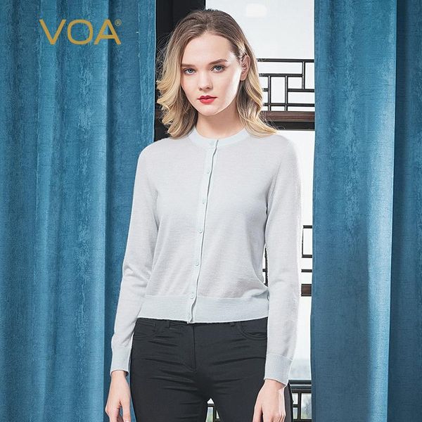 voa fine warm 60 count worsted pure cashmere female long sleeve straight thread single breasted cardigan r1028, White
voa fine warm 60 count worsted pure cashmere female long sleeve straight thread single breasted cardigan r1028, White