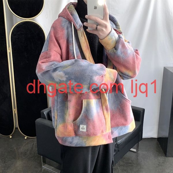 tie dyed cardigan sweater men's korean fashion loose and versatile hip hop coat winter plush fashion brand hooded clothes, Black
tie dyed cardigan sweater men's korean fashion loose and versatile hip hop coat winter plush fashion brand hooded clothes, Black
