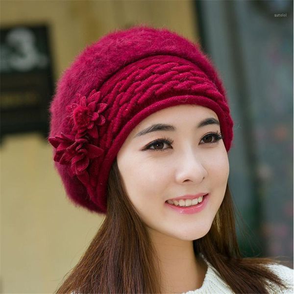 woolen hat female winter fashion mother hair hats plus thick beret warm knitted beanie ladies solid flower hats1, Blue;gray
woolen hat female winter fashion mother hair hats plus thick beret warm knitted beanie ladies solid flower hats1, Blue;gray