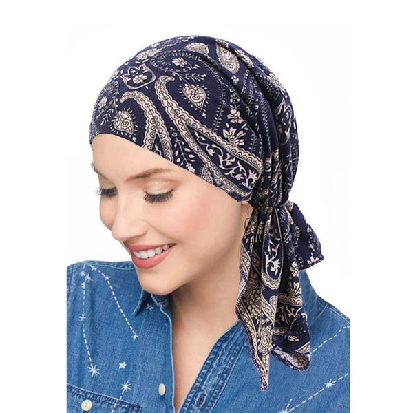 beanie/skull caps pre tied head scarves slip on beanies chemo covers ca p for women versatile long ties bandana headwear turban islamic soft, Blue;gray
beanie/skull caps pre tied head scarves slip on beanies chemo covers ca p for women versatile long ties bandana headwear turban islamic soft, Blue;gray