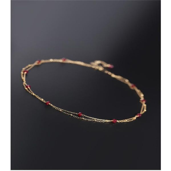 daimi gypsophila ruby necklace female day genuine natural yellow 14k gold filled double clavicle necklace, Silver
daimi gypsophila ruby necklace female day genuine natural yellow 14k gold filled double clavicle necklace, Silver