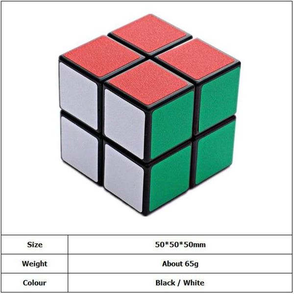 2x2 Magic Cube 2 By 2 Cube 50mm Speed Pocket Sticker Puzzle Cube Professional Educational Toys For Children H Jlldyo