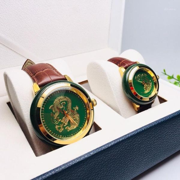 wristwatches 2021 brand natural jade couple watch quartz luxury women wristwatch fashion retro carnival trend business man clock1, Slivery;brown
wristwatches 2021 brand natural jade couple watch quartz luxury women wristwatch fashion retro carnival trend business man clock1, Slivery;brown