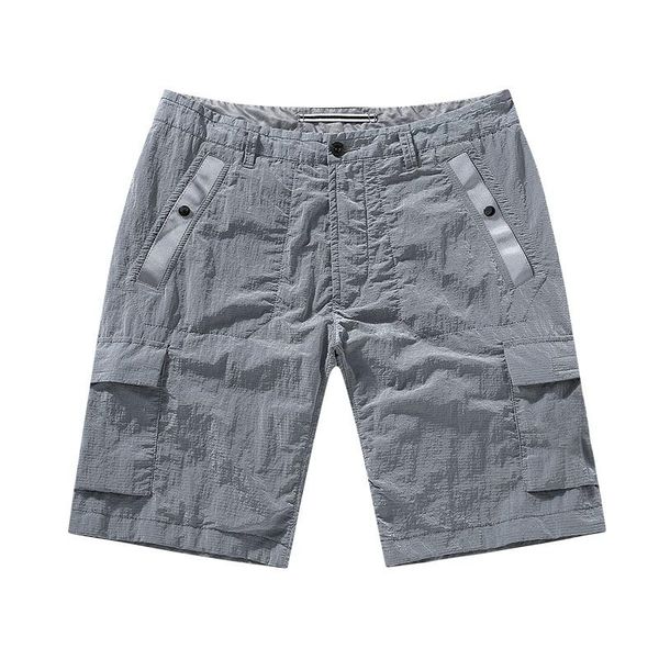 men's shorts 2021 metal nylon fabric lightweight breathable comfortable casual summer outdoor pants, White;black 
men's shorts 2021 metal nylon fabric lightweight breathable comfortable casual summer outdoor pants, White;black