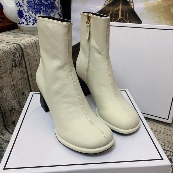 women luxury genuine leather ankle boots fashion brand designer winter high heel short boots ladies square heel women shoes 2021, Black
women luxury genuine leather ankle boots fashion brand designer winter high heel short boots ladies square heel women shoes 2021, Black