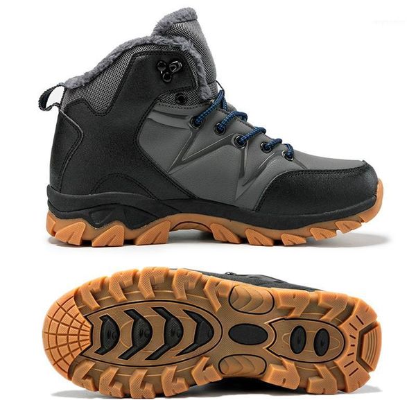 super warm men winter boots leather men boots fur plush snow winter shoes for outdoor hiking1, Black
super warm men winter boots leather men boots fur plush snow winter shoes for outdoor hiking1, Black