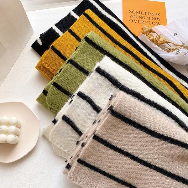 scarves 2021 scarf women korean-style mixed color stripe knitted wool shawl men's autumn and winter warm fashion couple's scarf1, Blue;gray
scarves 2021 scarf women korean-style mixed color stripe knitted wool shawl men's autumn and winter warm fashion couple's scarf1, Blue;gray