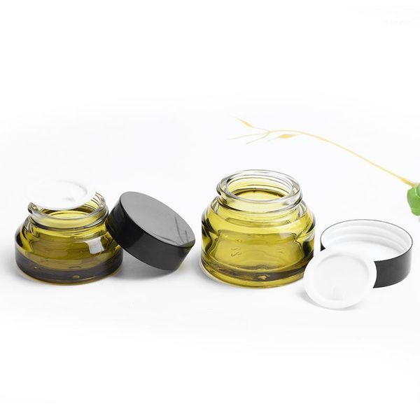 storage bottles & jars 20pcs 15g/30g/50g empty green glass refillable makeup jar pot travel face cream lotion vials amber cosmetic container
storage bottles & jars 20pcs 15g/30g/50g empty green glass refillable makeup jar pot travel face cream lotion vials amber cosmetic container