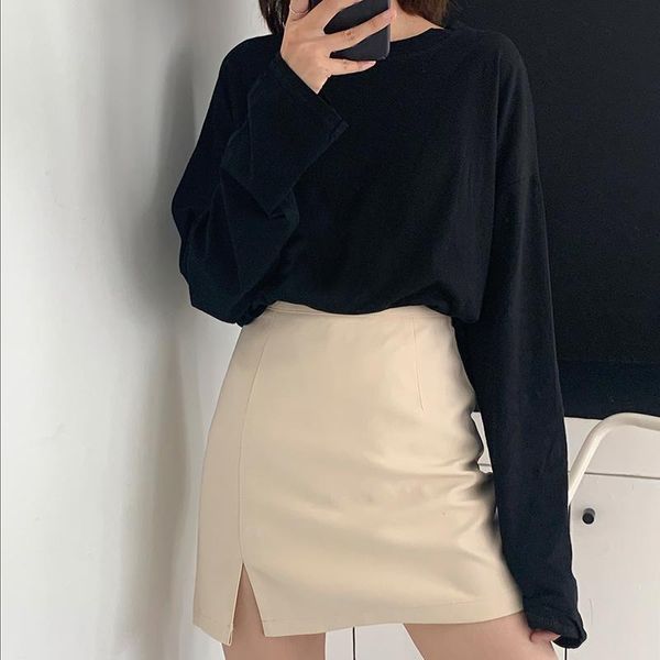 skirts korean a-line casual solid women skirt vintage above knee high waist ladies empire cute harajuku sweet, Black
skirts korean a-line casual solid women skirt vintage above knee high waist ladies empire cute harajuku sweet, Black