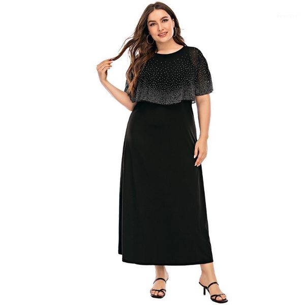 plus size dress women 6xl autumn patchwork vintage cloak sleeves dresses elegant party vestido feminino maxi long dress d301, Black;gray
plus size dress women 6xl autumn patchwork vintage cloak sleeves dresses elegant party vestido feminino maxi long dress d301, Black;gray