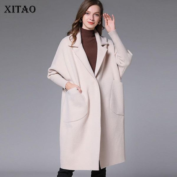 xitao patchwork pockets covered button solid blend women 2020 winter casual fashion new style temperament women clothes zy1705, Black
xitao patchwork pockets covered button solid blend women 2020 winter casual fashion new style temperament women clothes zy1705, Black