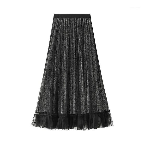 spring metallic maxi long tulle skirts ruffled bottom layered mesh shine lining long skirts pink silver gray1, Black
spring metallic maxi long tulle skirts ruffled bottom layered mesh shine lining long skirts pink silver gray1, Black