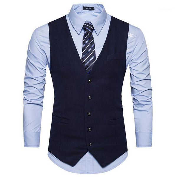 foreign trade autumn and winter new european code slim suit vest fashion england suit vest casual professional male1, Black;white
foreign trade autumn and winter new european code slim suit vest fashion england suit vest casual professional male1, Black;white