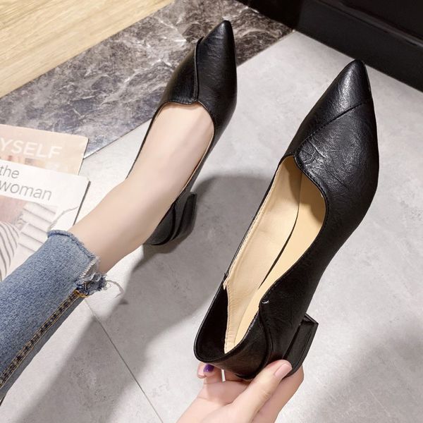 2021 women's pumps low heels comfort slip on shoes office pu leather waterproof woman pointed toe shoe ladies footwear new 0uag, Black
2021 women's pumps low heels comfort slip on shoes office pu leather waterproof woman pointed toe shoe ladies footwear new 0uag, Black