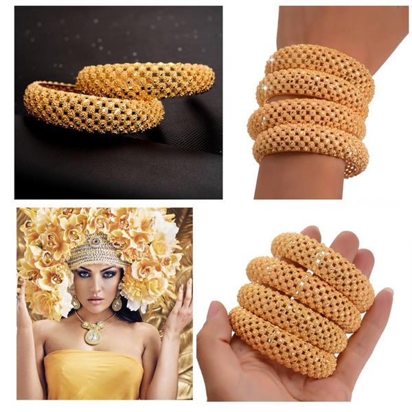 annayoyo 4pcs новая мода 24k gold color свадебные браслеты для женщин браслеты невесты эфиопский / франция / африканский / дубай ювелирные и, Black
annayoyo 4pcs новая мода 24k gold color свадебные браслеты для женщин браслеты невесты эфиопский / франция / африканский / дубай ювелирные и, Black