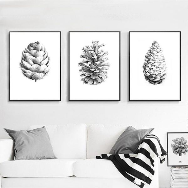 paintings hand draw pine cone canvas painting black and white nordic wall art posters prints pictures living room kitchen decorative1
paintings hand draw pine cone canvas painting black and white nordic wall art posters prints pictures living room kitchen decorative1