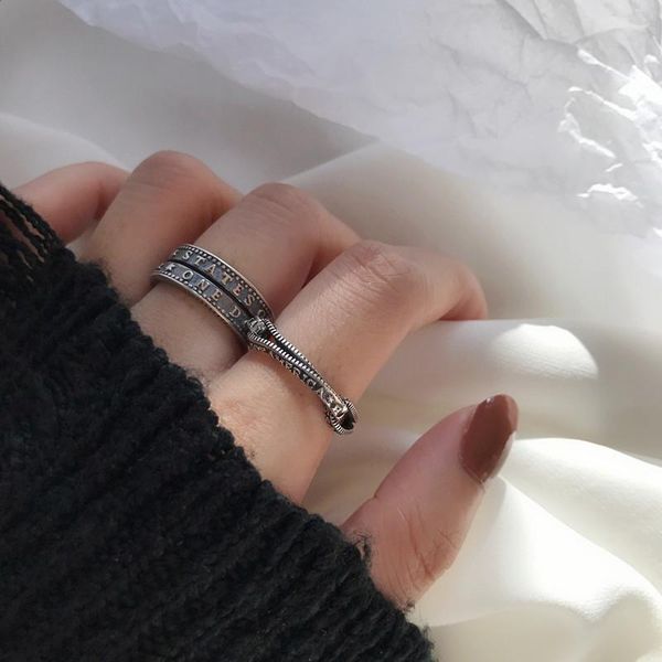 cluster rings twisted 925 sterling silver ring for women letter initial punk gothic luxury adjustable set stackable designer jewelry, Golden;silver
cluster rings twisted 925 sterling silver ring for women letter initial punk gothic luxury adjustable set stackable designer jewelry, Golden;silver