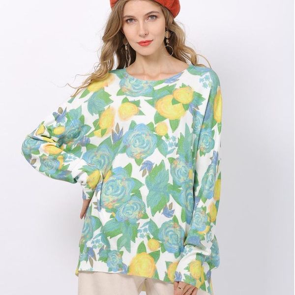 women knit sweater fashion sweet rose print oversized pullovers sweaters women clothes o-neck jumper knitted sweater pull femme1, White;black
women knit sweater fashion sweet rose print oversized pullovers sweaters women clothes o-neck jumper knitted sweater pull femme1, White;black